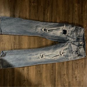 BKE Men's Denim Jean Blue Size 29x30 Aiden Boot Cut Med Light Wash 100% Cotton